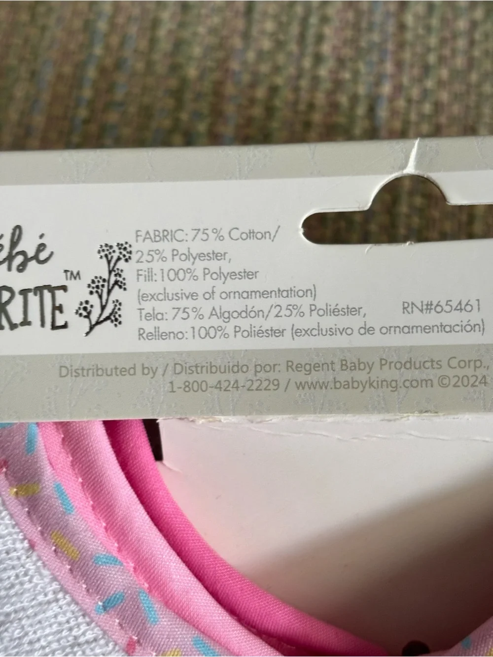 Baby Girl Bib and Washcloth Bundle